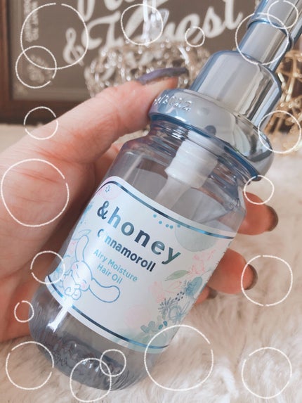 シナモロール エアリーモイスチャー ヘアオイル3.0/&honey/ヘアオイルを使ったクチコミ(3枚目)