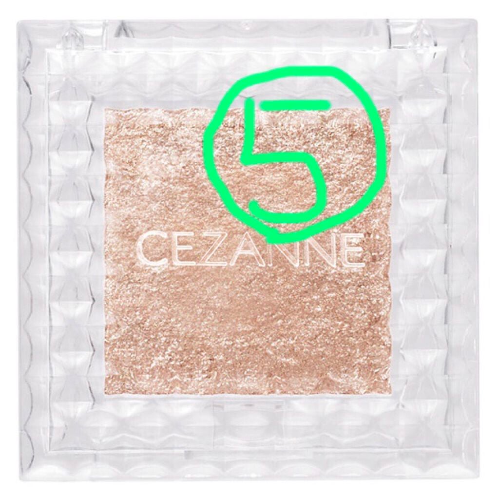 シングルカラーアイシャドウ/CEZANNE/単色アイシャドウを使ったクチコミ(4枚目)