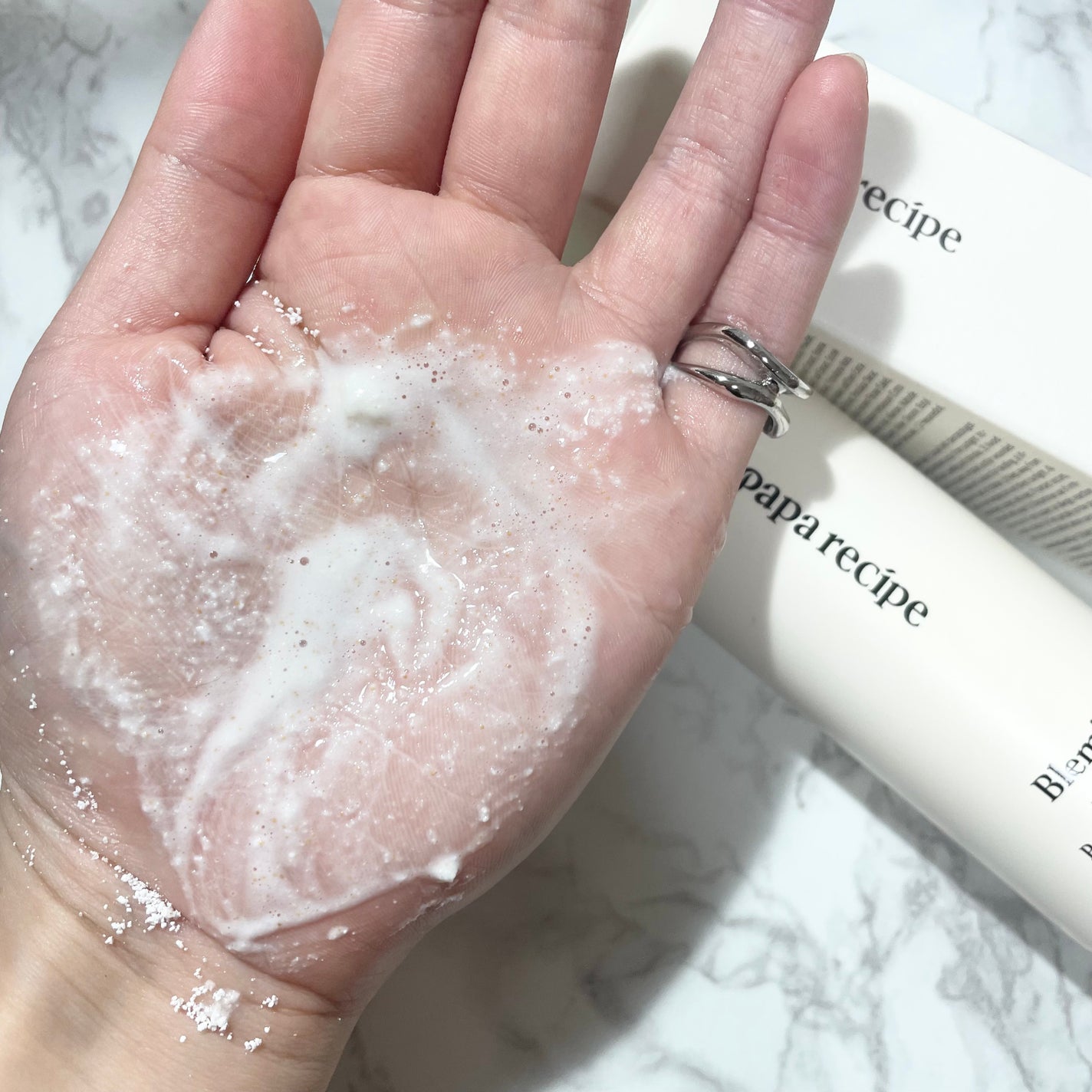 ブレミッシュ 酵素 洗顔パウダー/PAPA RECIPE/洗顔パウダーを使ったクチコミ(4枚目)