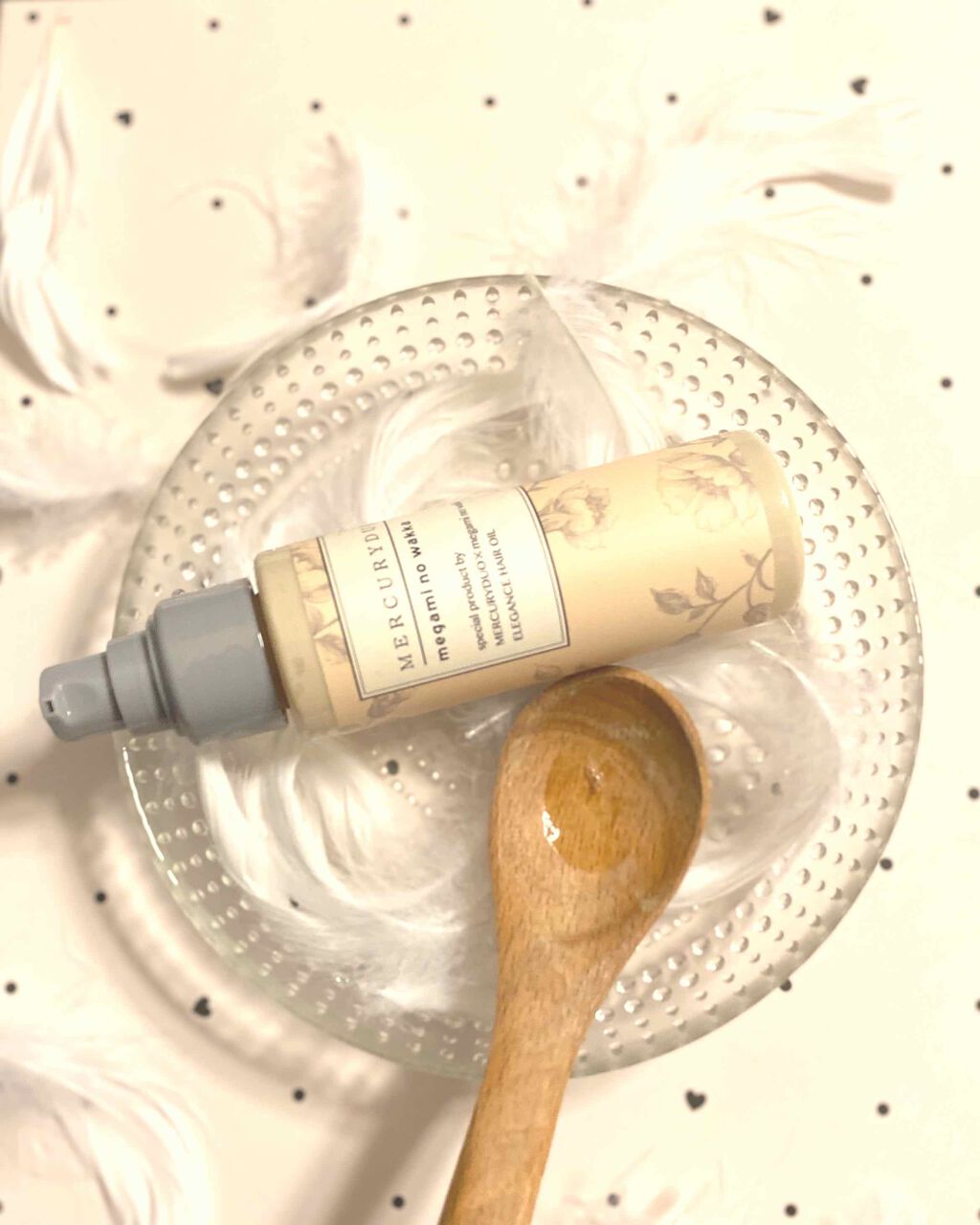 MERCURYDUO by megami no wakka ELEGANCE HAIR OIL/R&/ヘアオイルを使ったクチコミ(2枚目)