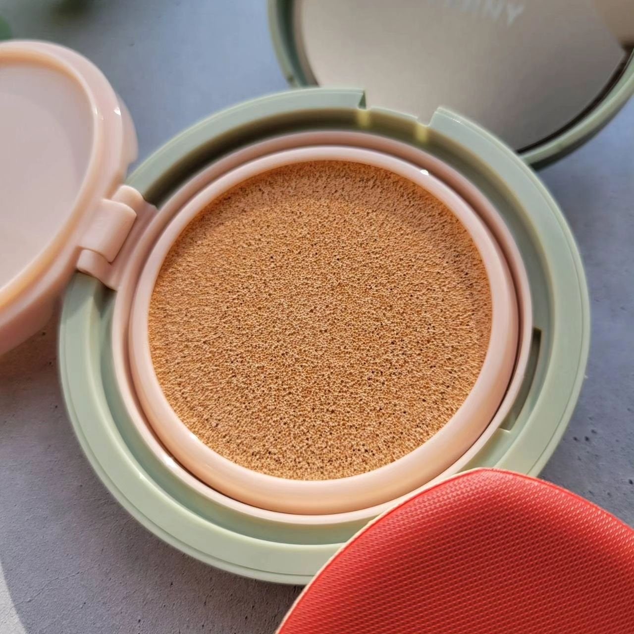 ジヴェルニー 密着カバークッション/GIVERNY/クッションファンデーションを使ったクチコミ(3枚目)