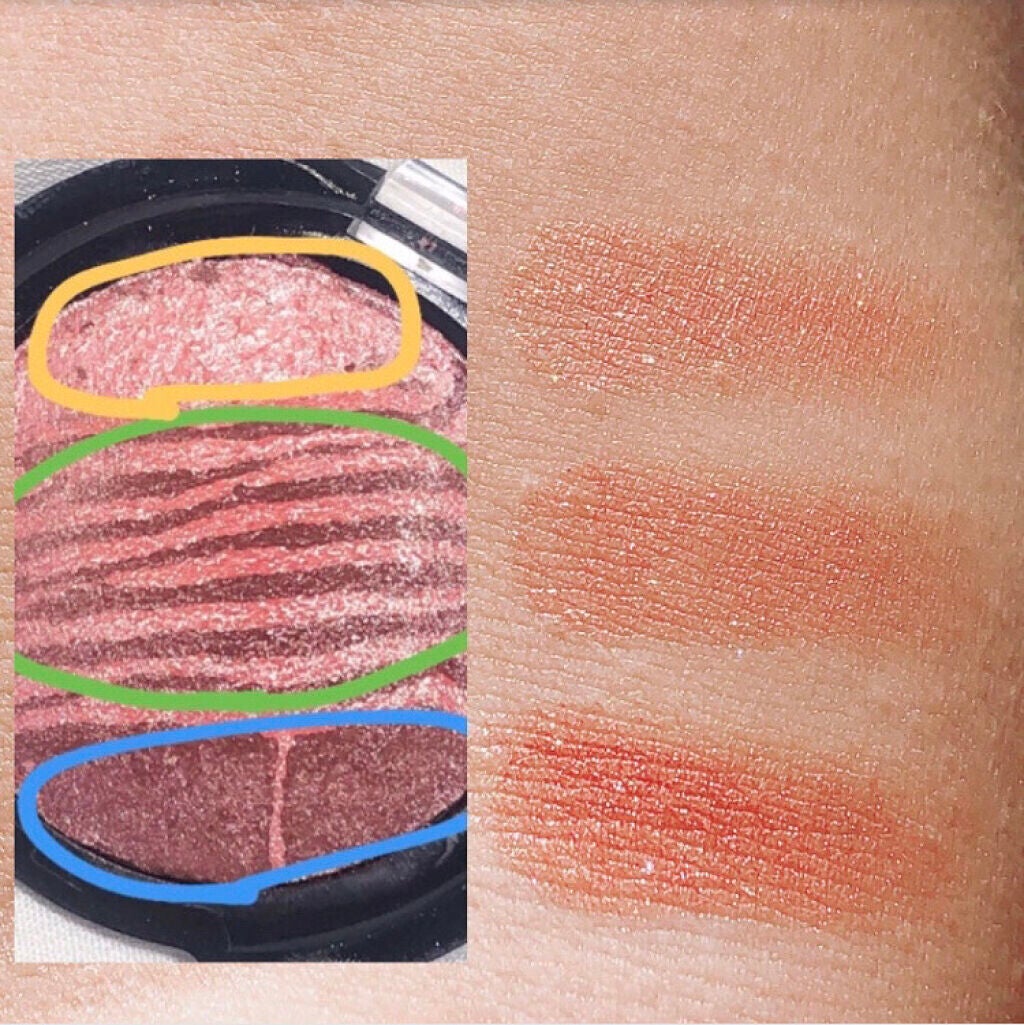 UR GLAM EYE & CHEEK COLOR/U R GLAM/単色アイシャドウを使ったクチコミ(2枚目)