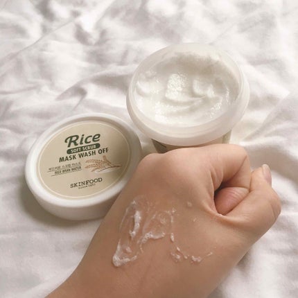 ライス デイリー ブライトニング マスクウォッシュオフ/SKINFOOD/洗い流すパック・マスクを使ったクチコミ(2枚目)