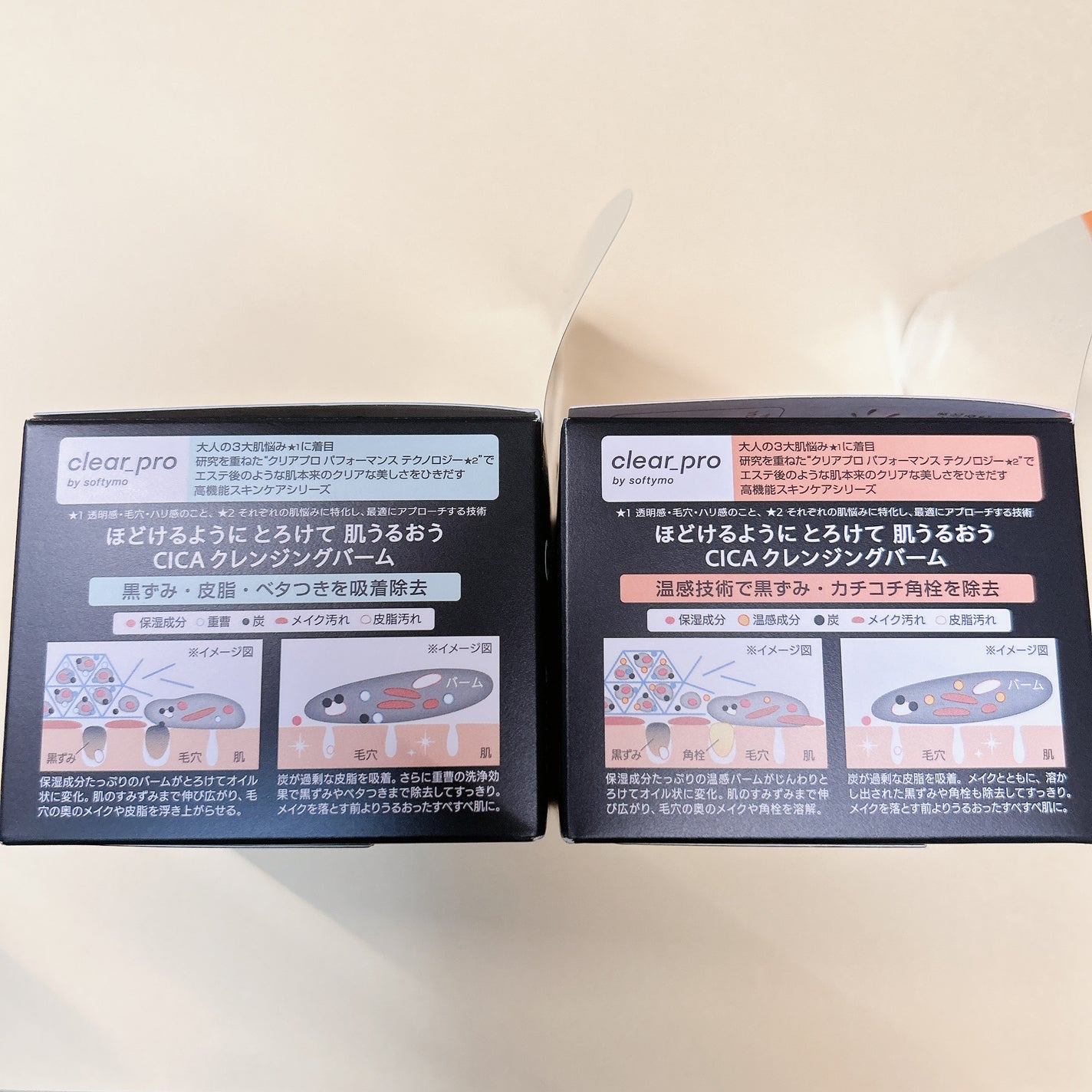 ソフティモ クリアプロ クレンジングバーム CICA ブラック/ソフティモ/クレンジングバームを使ったクチコミ(3枚目)