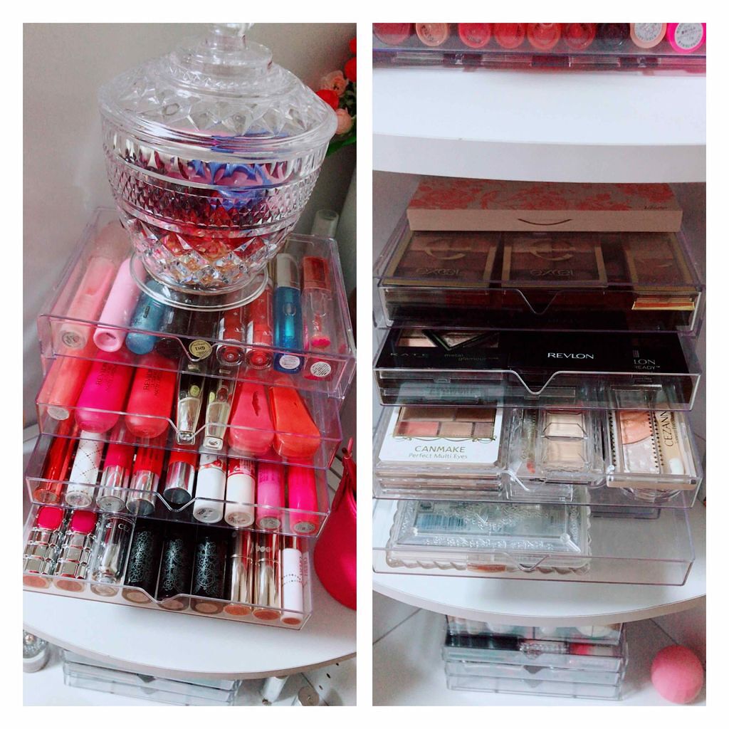 3段式クリアーケース/DAISO/その他化粧小物を使ったクチコミ(2枚目)