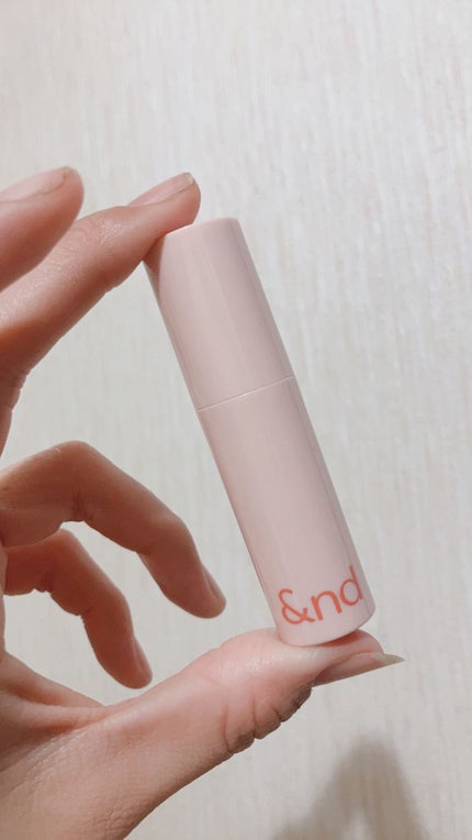 アンドバイロムアンド グラッシーボムティント/&nd by rom&nd/リップティントを使ったクチコミ(1枚目)