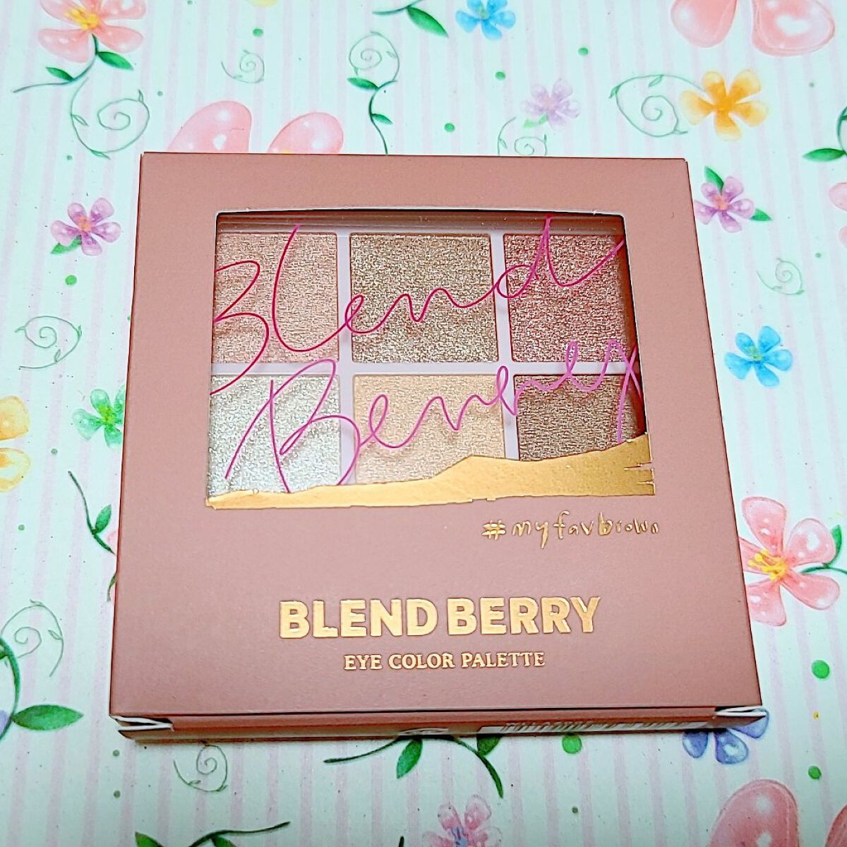 オーラクリエイション/BLEND BERRY/アイシャドウパレットを使ったクチコミ（1枚目）