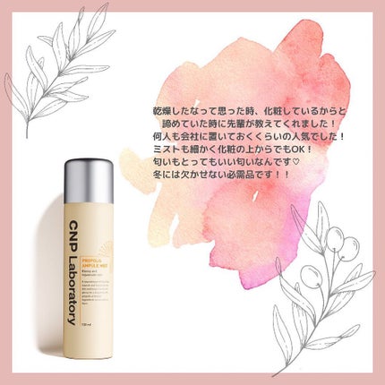 プロP ミスト/CNP Laboratory/ミスト状化粧水を使ったクチコミ(4枚目)