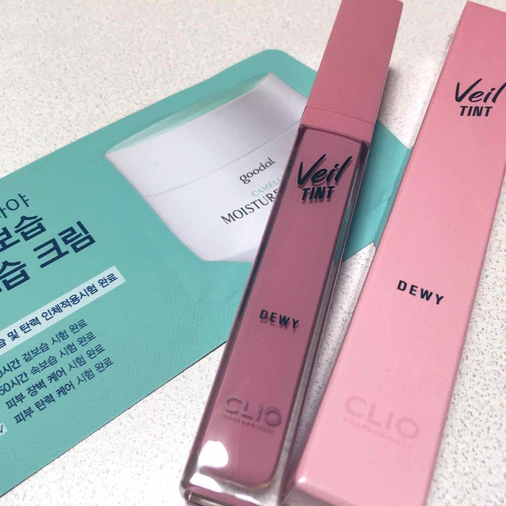 ベール ティント デューイ/CLIO/口紅を使ったクチコミ(1枚目)