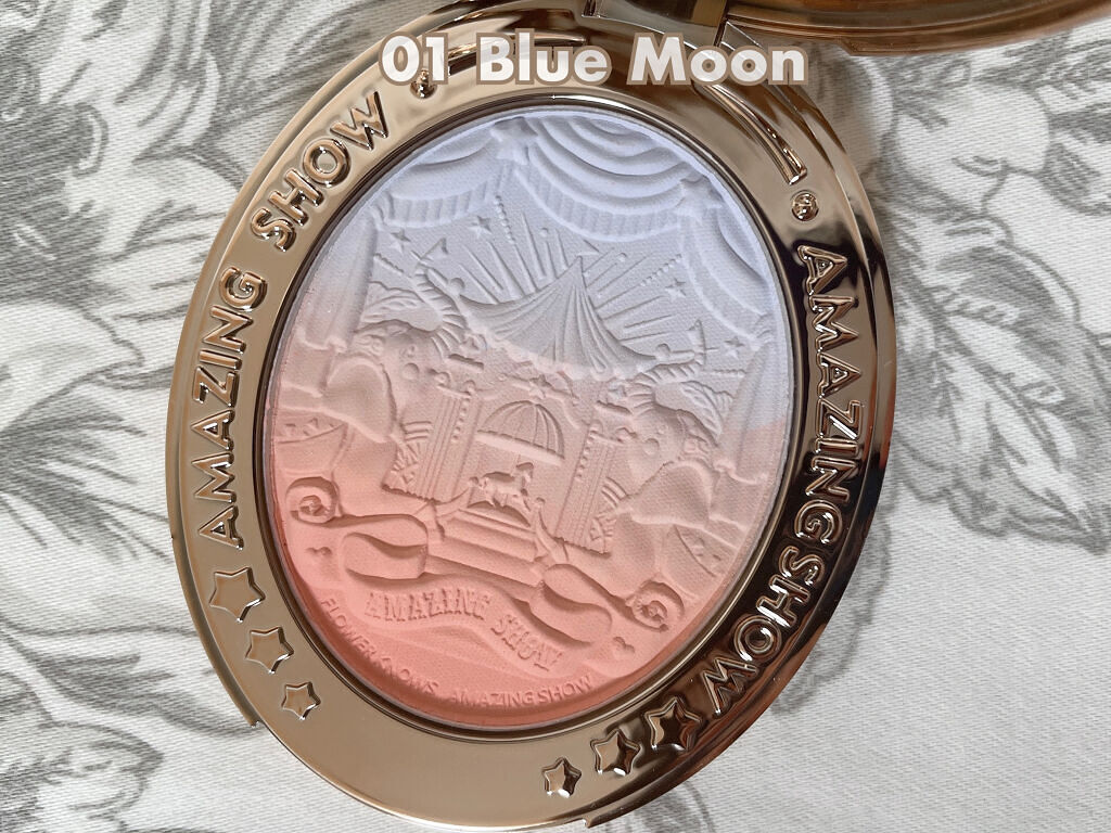 サーカスシリーズ グラデーションブラッシュ  01 Blue Moonlight/FlowerKnows/パウダーチークを使ったクチコミ（2枚目）