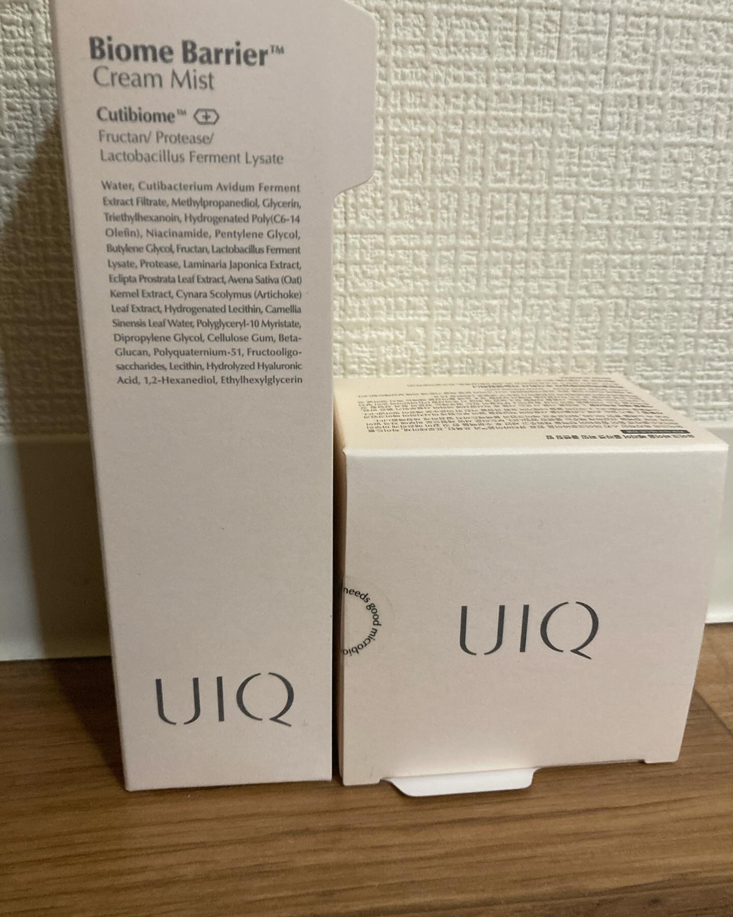 バイオームバリア クリームミスト/UIQ/ミスト状化粧水を使ったクチコミ（1枚目）