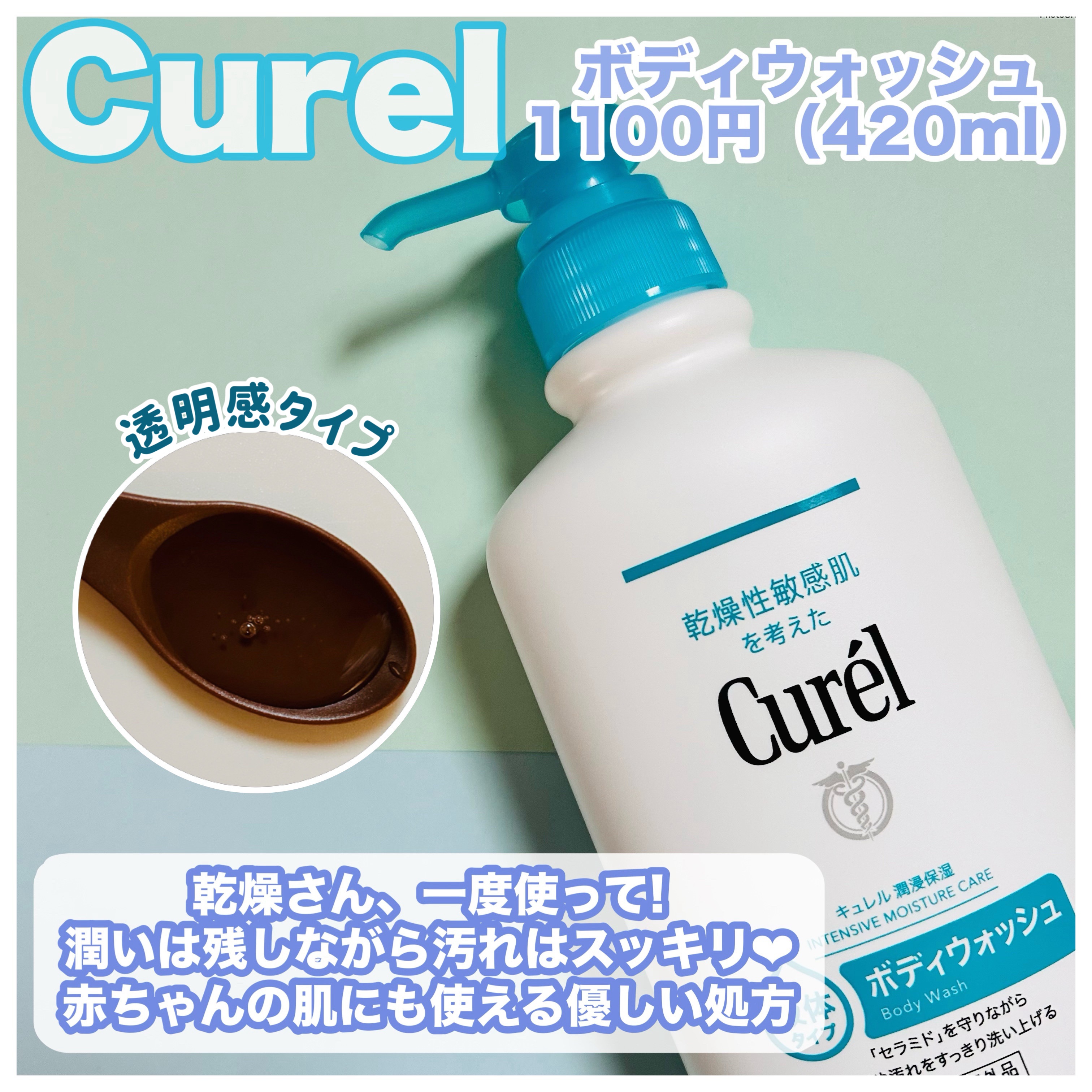 ボディウォッシュ/キュレル/ボディソープを使ったクチコミ（2枚目）