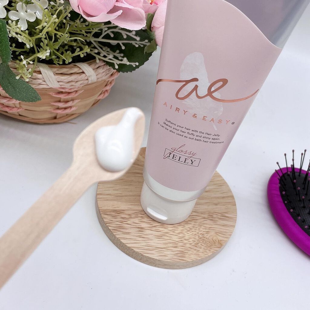 グロッシーヘアミルクジェリー/エアリー&イージー/ヘアミルクを使ったクチコミ(2枚目)