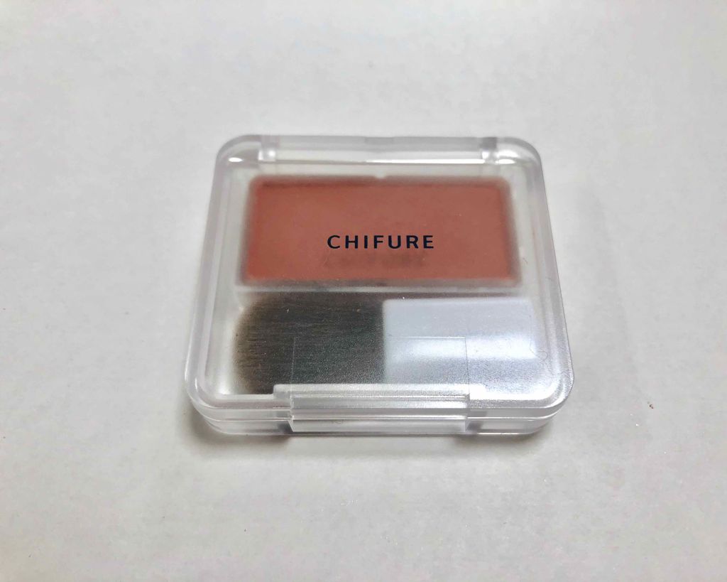 チーク カラー(ブラシ付)/ちふれ/パウダーチークを使ったクチコミ（3枚目）