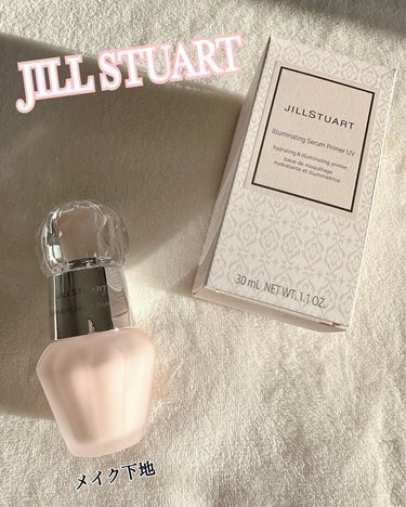 JILL STUART ジルスチュアート イルミネイティング セラムプライマー UVのクチコミ「つやっつやな、ツヤ肌が作れる😭💕ピンクメイク下地💕

🤍JILL STUART🤍

❤︎イルミ.....」（1枚目）