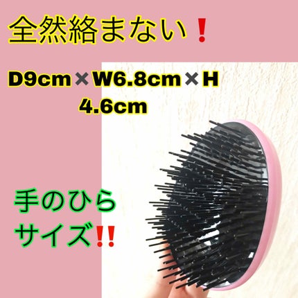 立体ブラシ(たまご型)/DAISO/ヘアブラシを使ったクチコミ(2枚目)