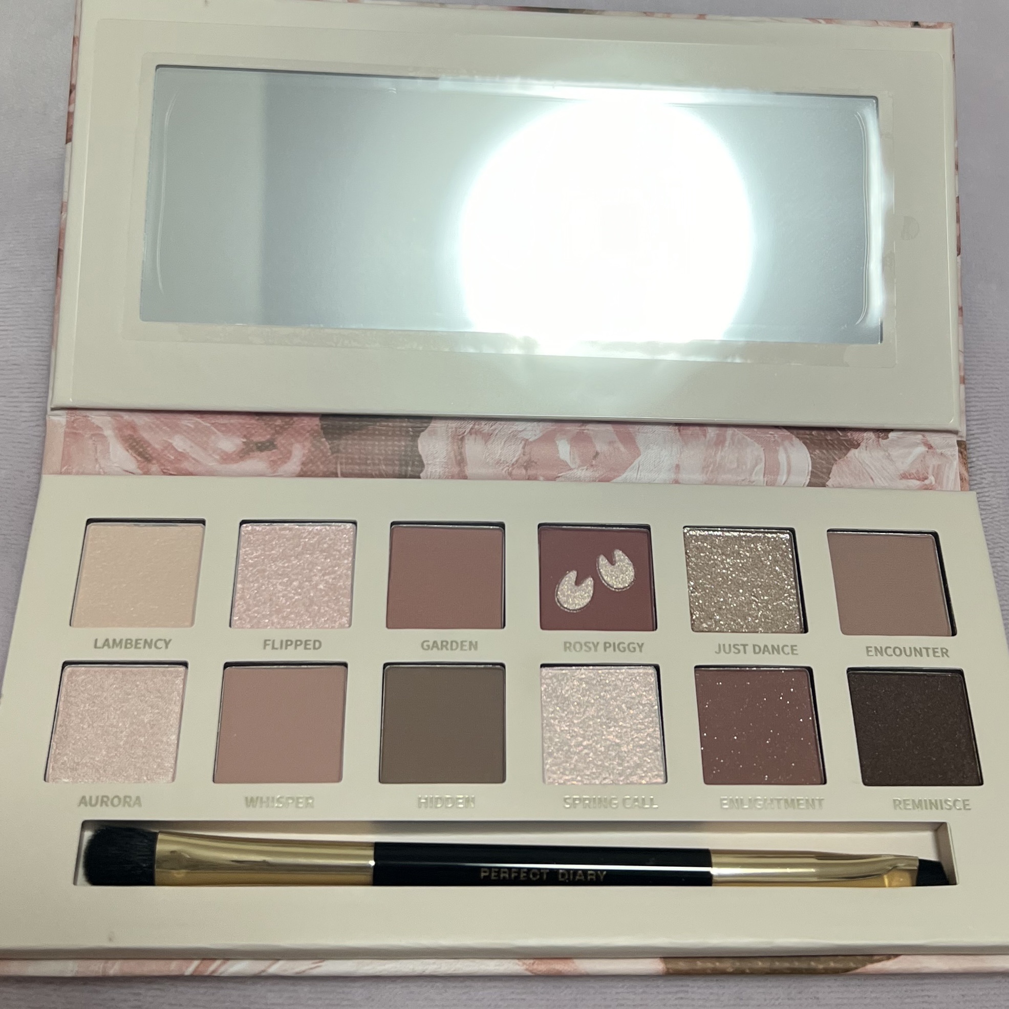 エクスプローラ12色 動物アイシャドウパレット/PERFECT DIARY/アイシャドウパレットを使ったクチコミ（2枚目）