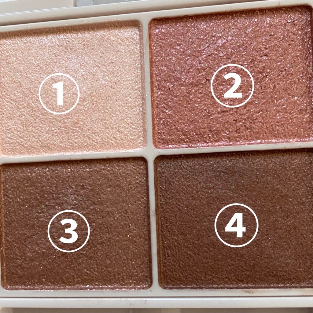 シルキースフレアイズ/キャンメイク/アイシャドウパレットを使ったクチコミ(2枚目)