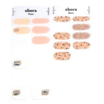 セミキュアジェルネイル(ハンド)/ohora/ネイルシールを使ったクチコミ(4枚目)