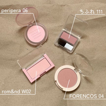 パウダー チーク/ちふれ/パウダーチークを使ったクチコミ(2枚目)