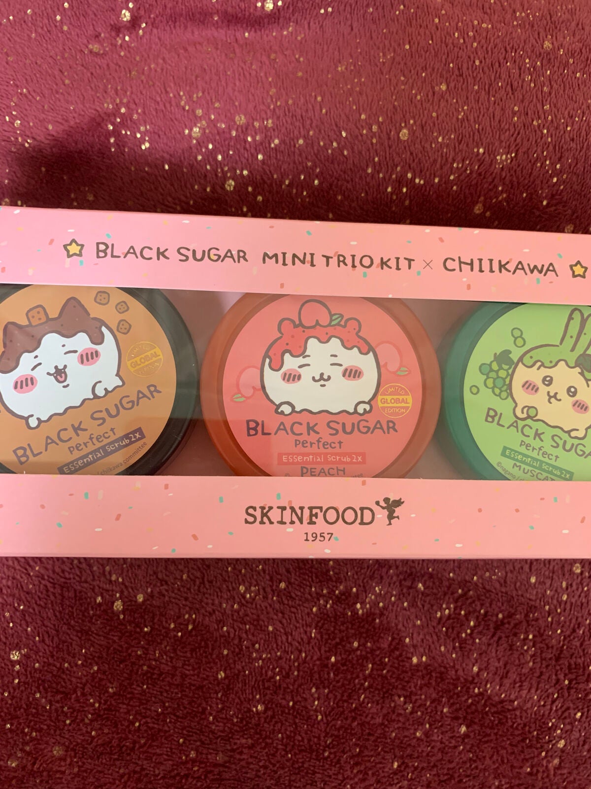 ちいかわ限定ショッパー付きセット/SKINFOOD/スキンケアキットを使ったクチコミ(1枚目)