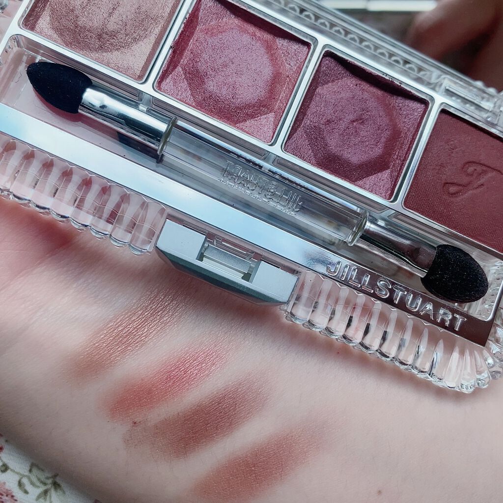 エターナルクチュール アイズ ベルベット 07 chestnut chiffon/JILL STUART/アイシャドウパレットを使ったクチコミ（3枚目）