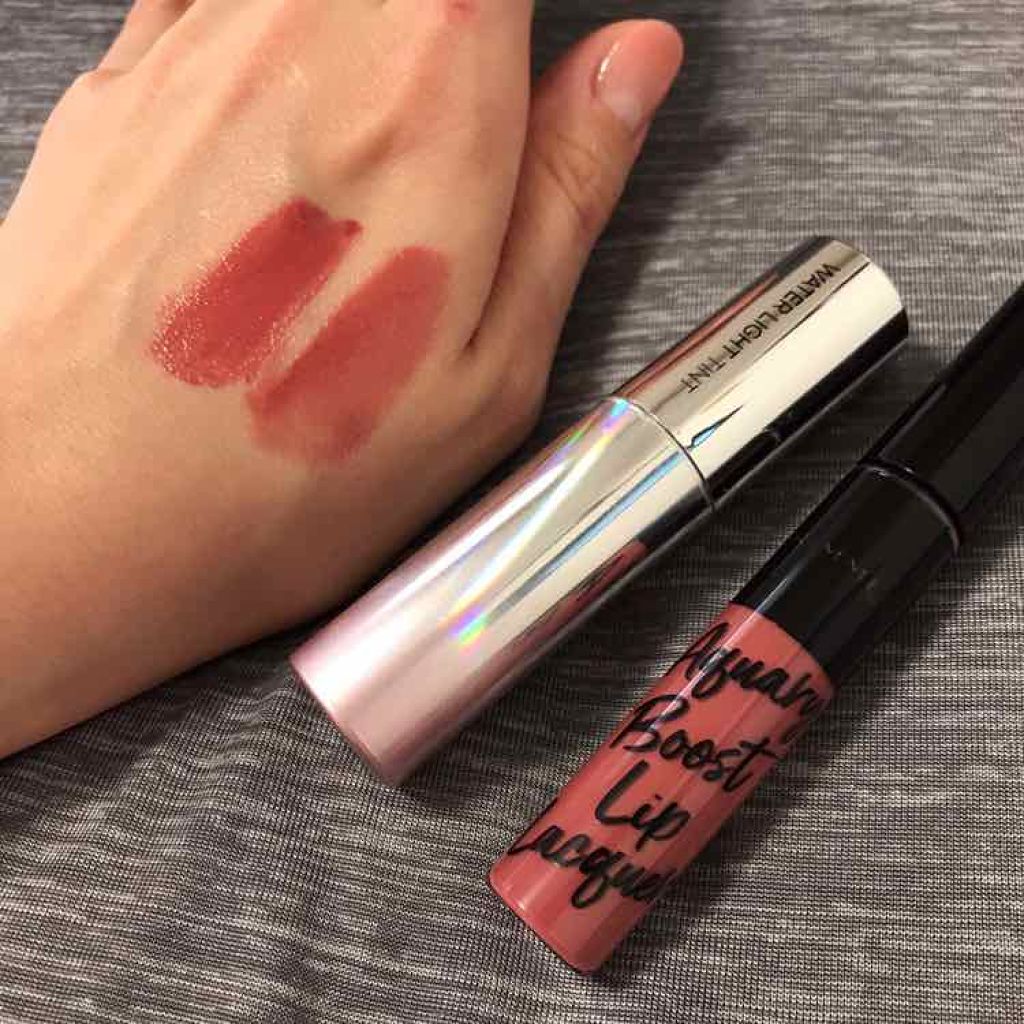 アクアリィ ブースト リップラッカー/リンメル ロンドン/リップグロスを使ったクチコミ(3枚目)