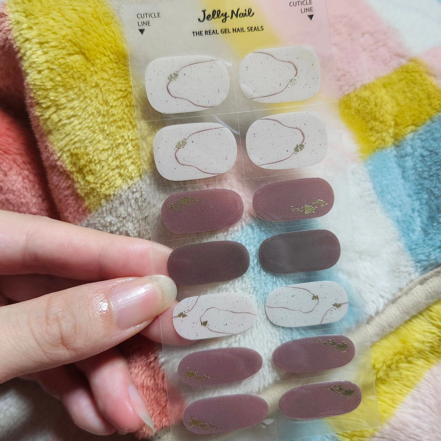 リアル ジェルネイルシール/JELLY NAIL/ネイルシールを使ったクチコミ(3枚目)