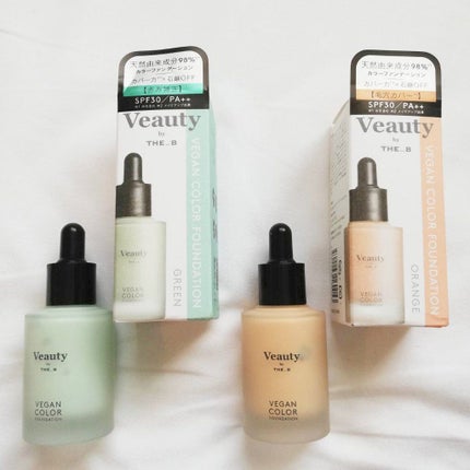 ヴィーガン カラーファンデーション/Veauty by THE_B/リキッドファンデーションを使ったクチコミ(2枚目)
