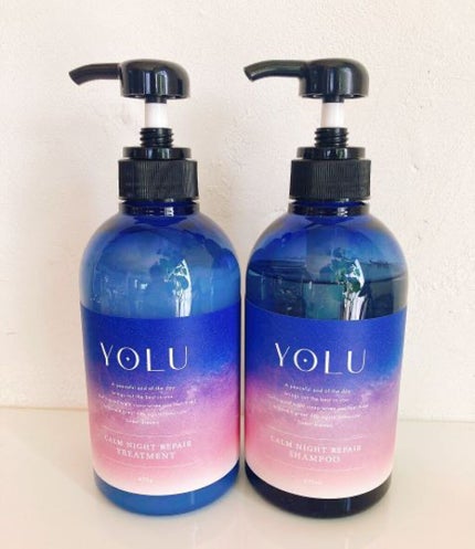 カームナイトリペアシャンプー/トリートメント/YOLU/市販シャンプーを使ったクチコミ(1枚目)