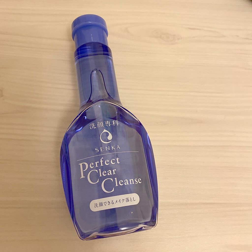 洗顔専科　パーフェクトクリアクレンズ/SENKA（専科）/クレンジングジェルを使ったクチコミ（1枚目）