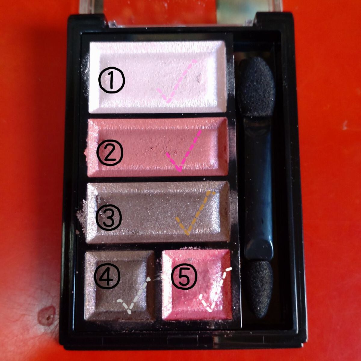 ショコラスウィート アイズ/リンメル ロンドン/アイシャドウパレットを使ったクチコミ(2枚目)