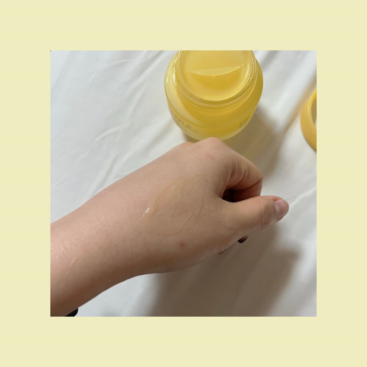 月光ゆず睡眠パック/HANYUL(ハンユル)/フェイスクリームを使ったクチコミ（2枚目）