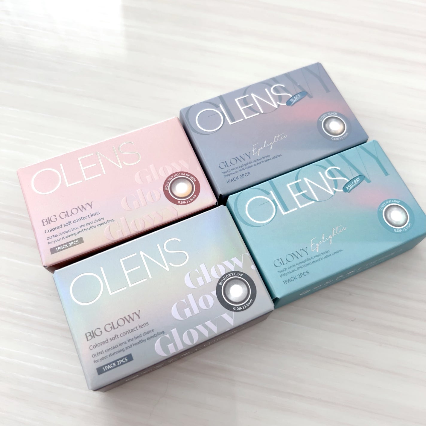 Eyelighter Glowy 1Month/OLENS/カラーコンタクトレンズを使ったクチコミ(2枚目)