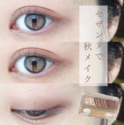 トーンアップアイシャドウ/CEZANNE/アイシャドウパレットを使ったクチコミ(1枚目)