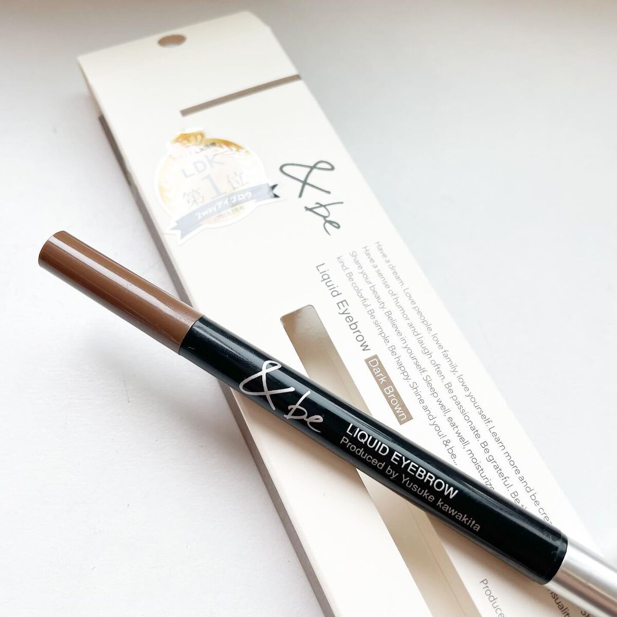 &be リキッドアイブロウ/&be/リキッドアイブロウを使ったクチコミ(1枚目)
