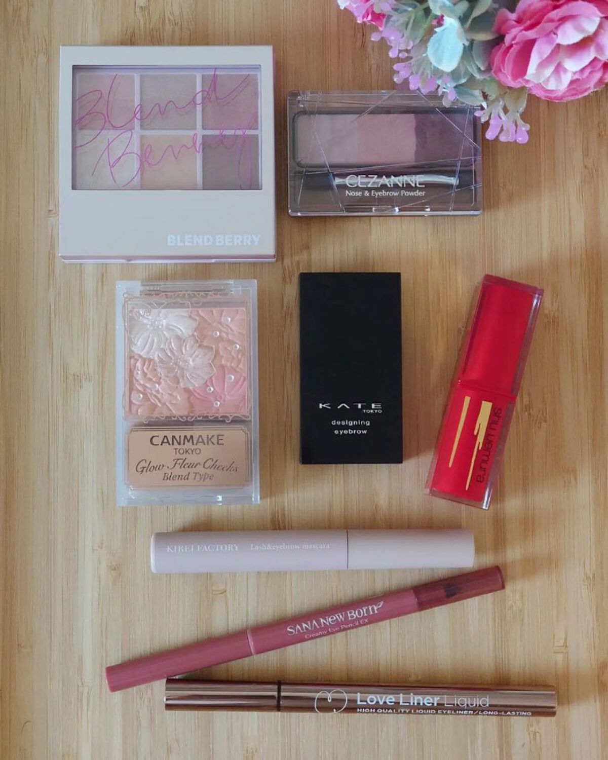 ラッシュ&アイブロウマスカラ 07 ピンクシナモン/KIREI FACTORY/マスカラを使ったクチコミ（1枚目）