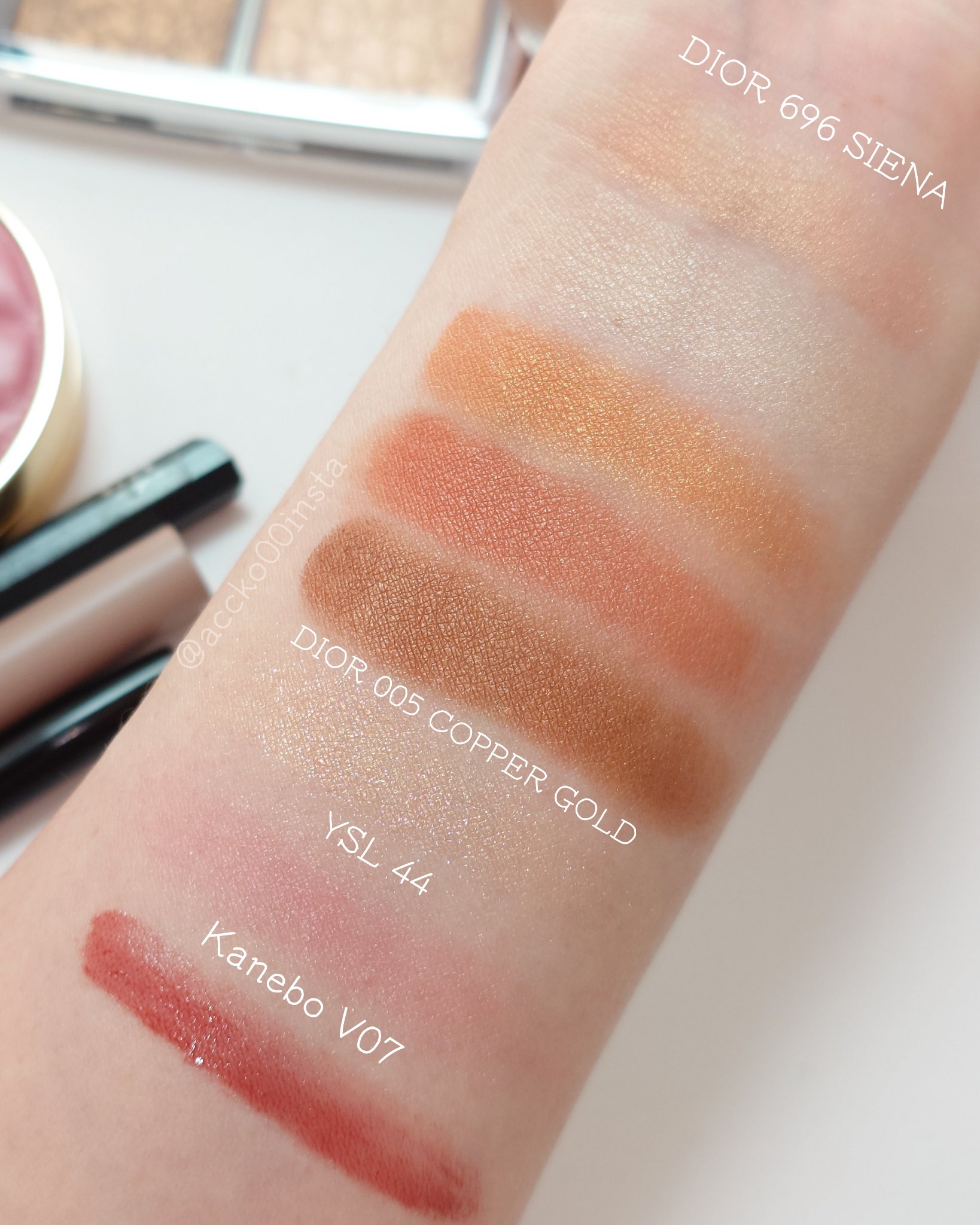 ディオール バックステージ フェイス グロウ パレット/Dior/ハイライトを使ったクチコミ（2枚目）