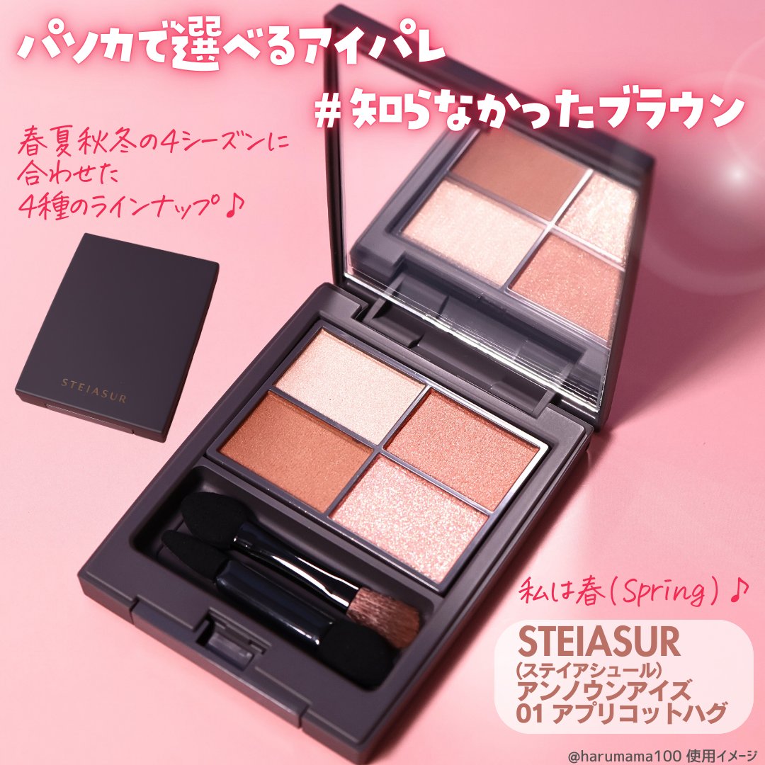 アンノウンアイズ/STEIASUR（ステイアシュール）/アイシャドウパレットを使ったクチコミ（2枚目）