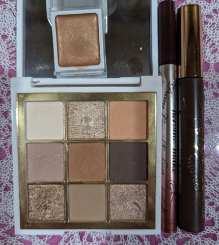 9色 マットグリッターアイシャドウパレット/MINSHZEE/アイシャドウパレットを使ったクチコミ(1枚目)