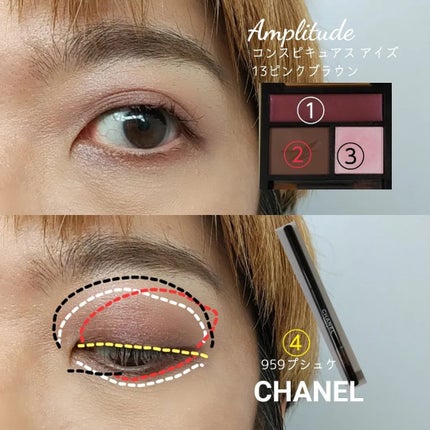 コンスピキュアス アイズ/Amplitude/アイシャドウパレットを使ったクチコミ(6枚目)