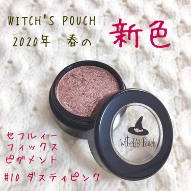 セルフィーフィックスピグメント 10 ダスティピンク/Witch's Pouch/パウダーアイシャドウを使ったクチコミ（1枚目）