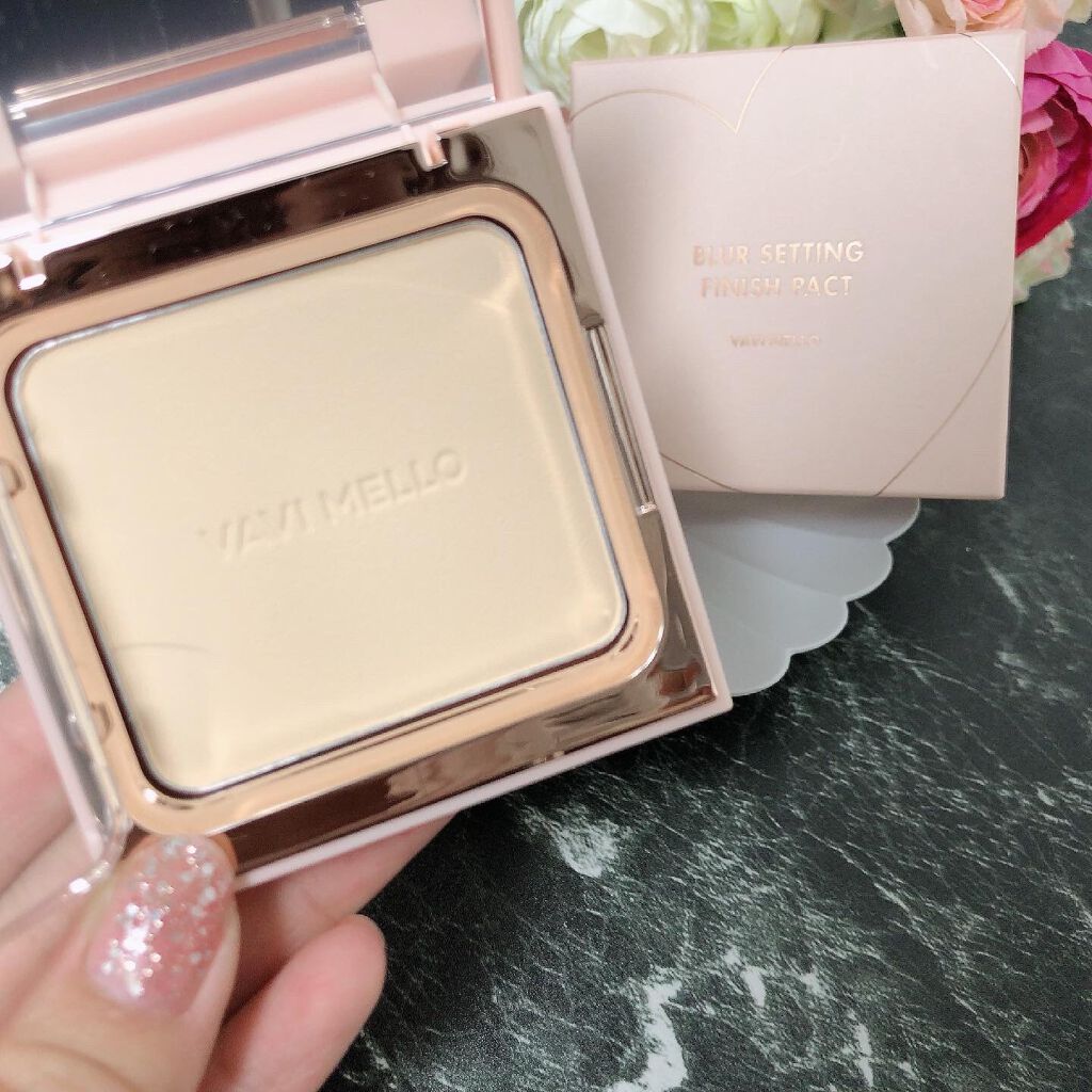 ブラーセッティングフィニッシュパクト/VAVI MELLO/プレストパウダーを使ったクチコミ（3枚目）