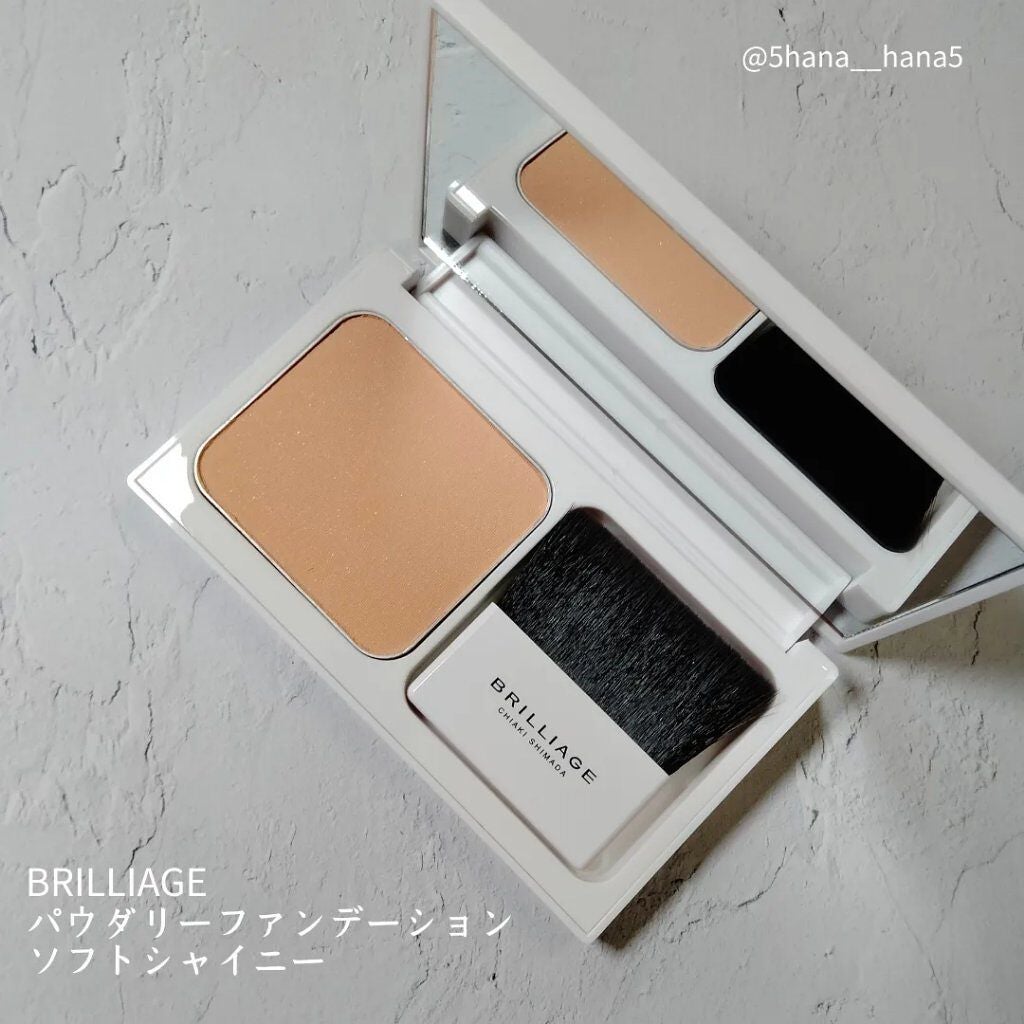 パウダリーファンデーション ソフトシャイニー/ブリリアージュ/パウダーファンデーションを使ったクチコミ(1枚目)