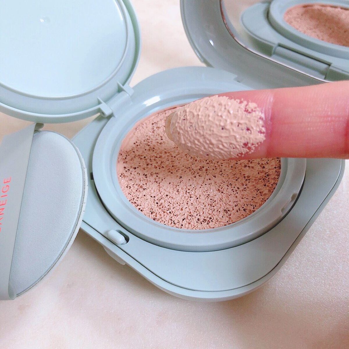 ネオクッション マット/LANEIGE/クッションファンデーションを使ったクチコミ(3枚目)