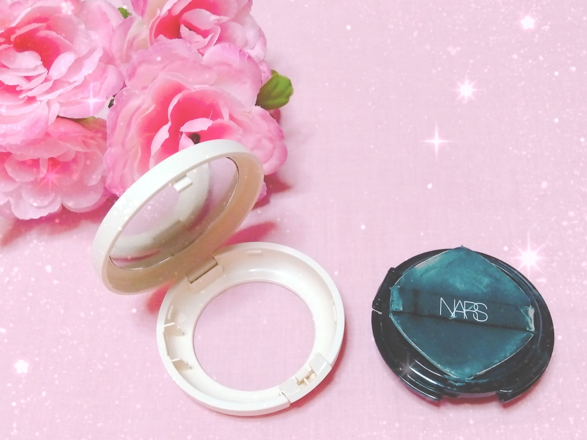 ピュアラディアントプロテクション アクアティックグロー クッションファンデーション SPF50+／PA+++/NARS/クッションファンデーションを使ったクチコミ（2枚目）