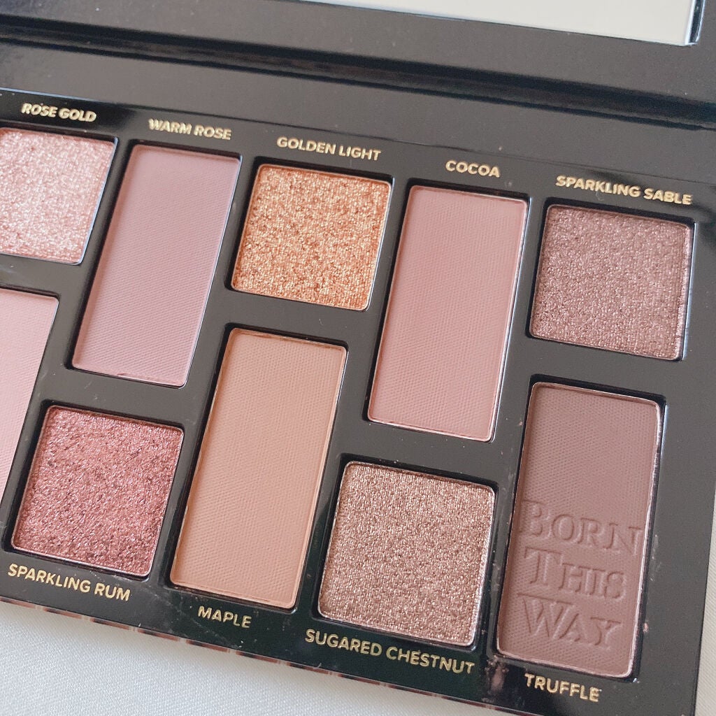 ボーン ディス ウェイ ザ ナチュラル ヌード アイシャドウ パレット/Too Faced/アイシャドウパレットを使ったクチコミ(3枚目)