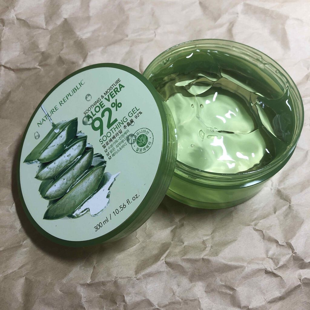 マイルド＆モイスチャーアロエジェル/ネイチャーリパブリック/ボディローションを使ったクチコミ（1枚目）