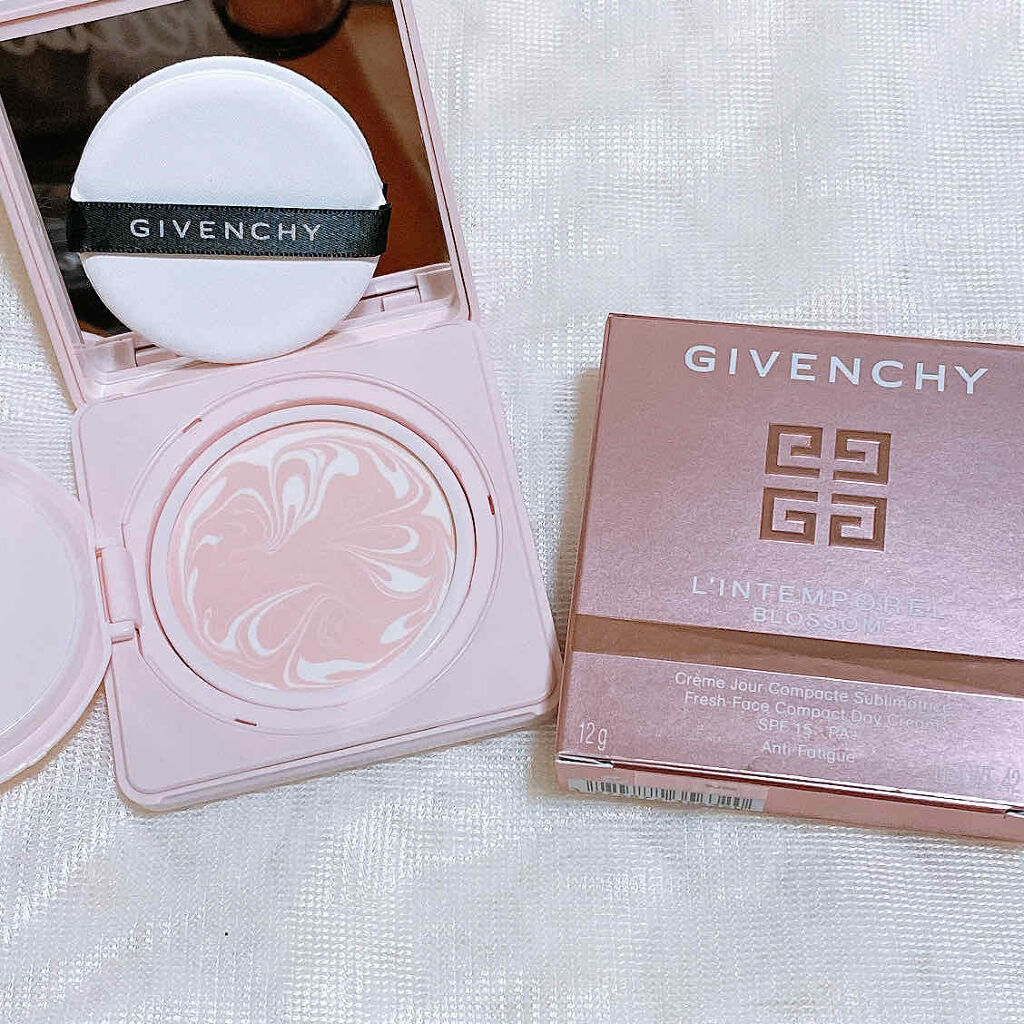 ランタンポレル ブロッサム クリーム コンパクト/GIVENCHY/化粧下地を使ったクチコミ（3枚目）