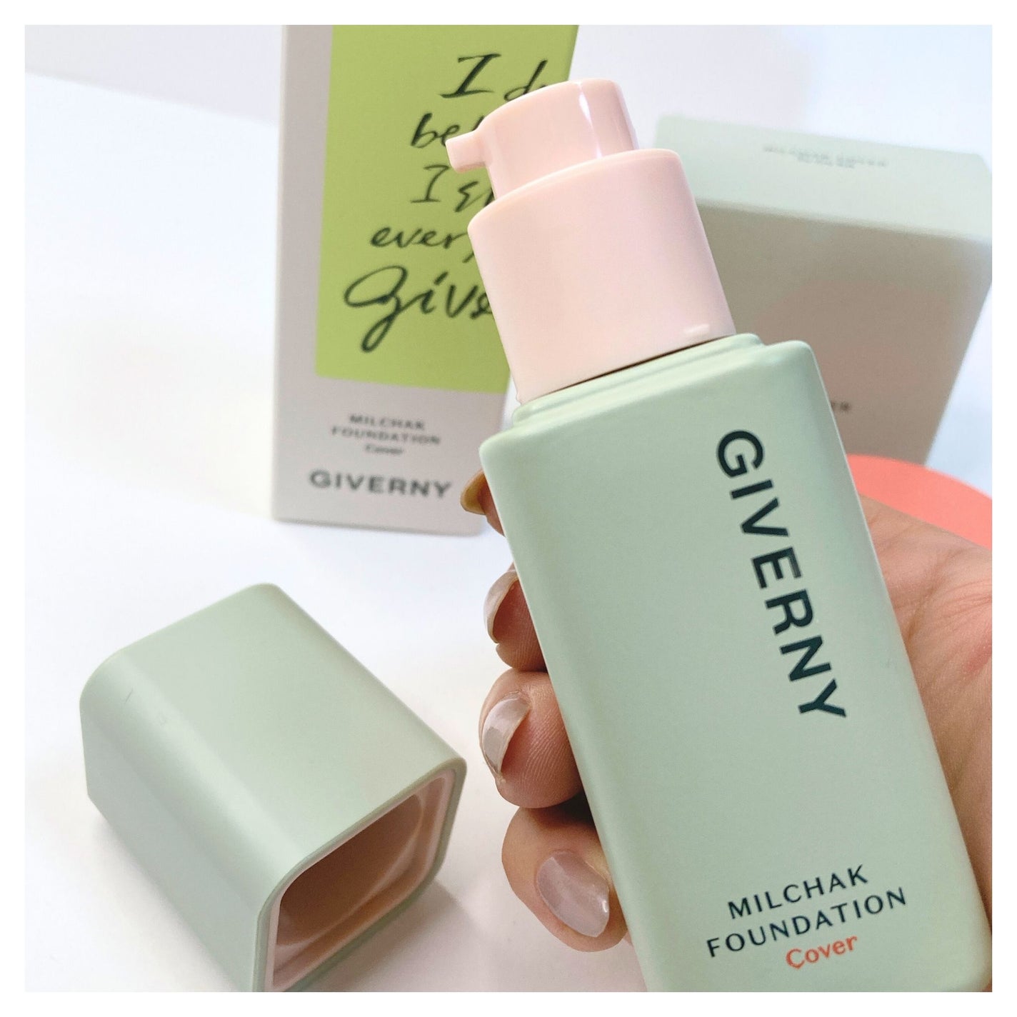 ジヴェルニー 密着カバーファンデーション/GIVERNY/リキッドファンデーションを使ったクチコミ(2枚目)